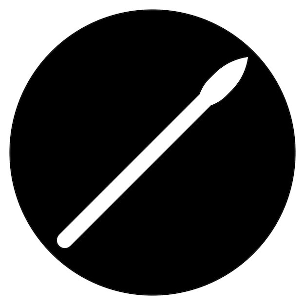 Spear icon vector