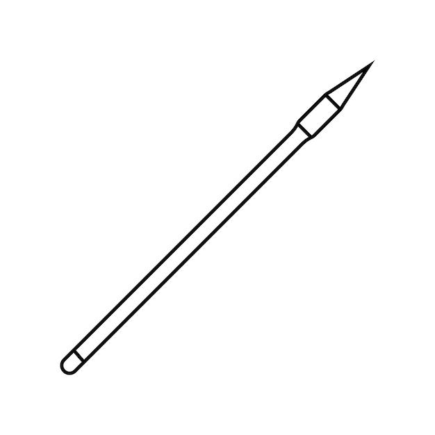 Spear icon vector