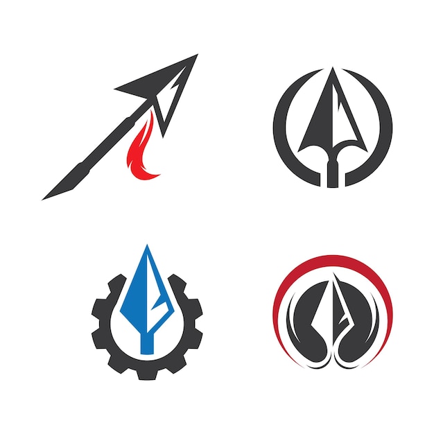 Spear logo images illustration