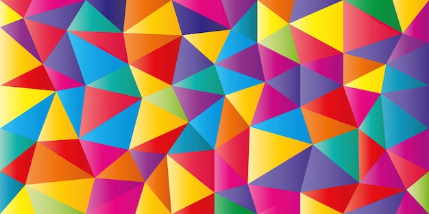 Vector special background of colored triangles