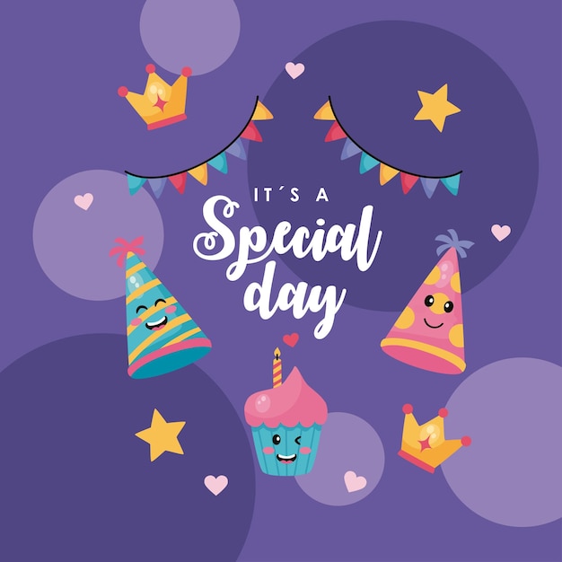 Special day lettering card