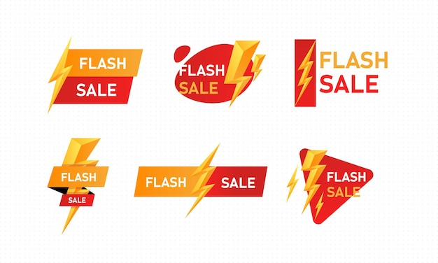 Special flash sale limited time promotion banner design set