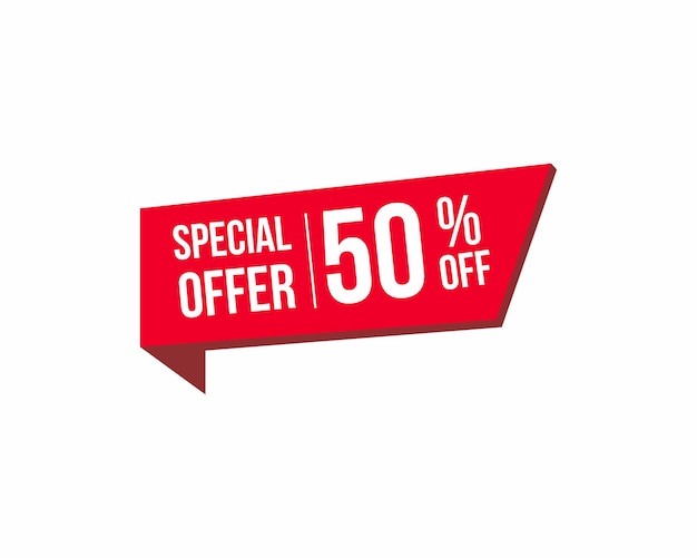 Special Offer 50 Off Tag