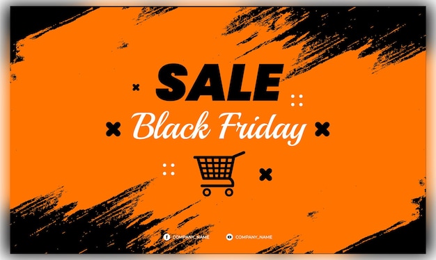 Special offer Black Friday Banner design