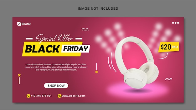 Special Offer Black Friday Banner Template