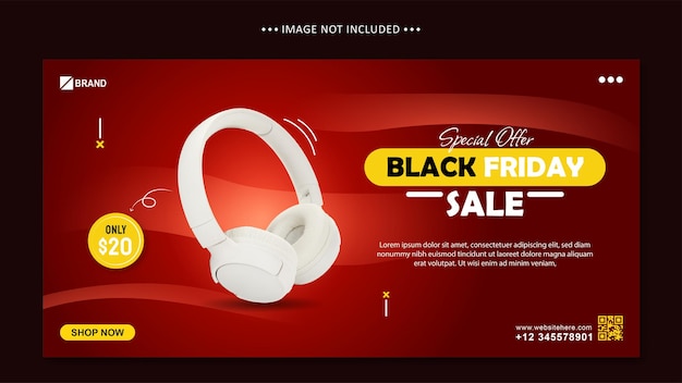 Special Offer Black Friday Banner Template