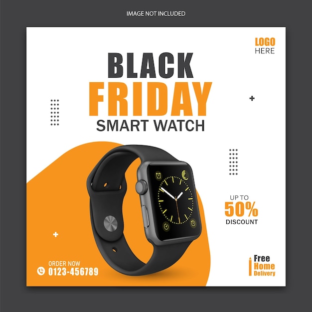 Special offer black friday instagram and social media post