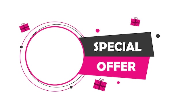 Special offer promotion with copy space