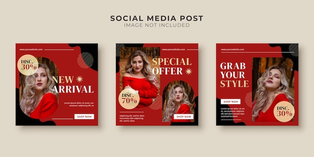 Special offer social media post template