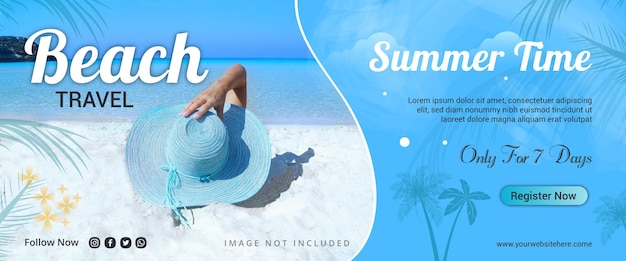 Vector special offer summer sales banner background design template