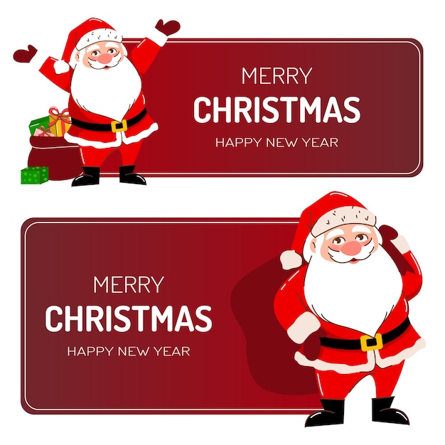 Special offers Christmas sale up to discount beautiful red discount banner with Santa Claus