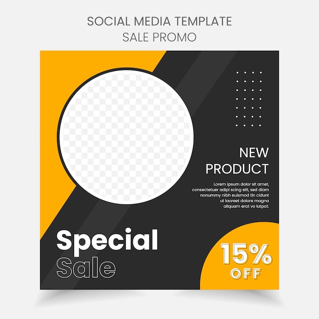 special sale new product template social media