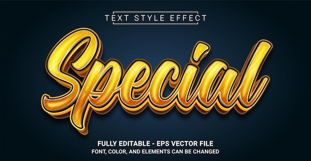 Special Text Style Effect Editable Graphic Text Template Graphic Design Element