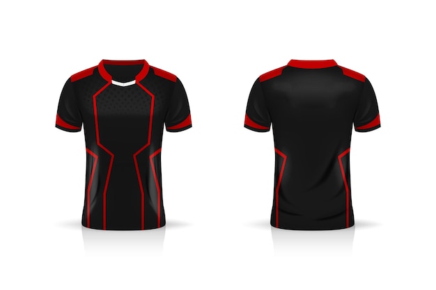 Specification Soccer Sport , Esport Gaming T Shirt Jersey template.  