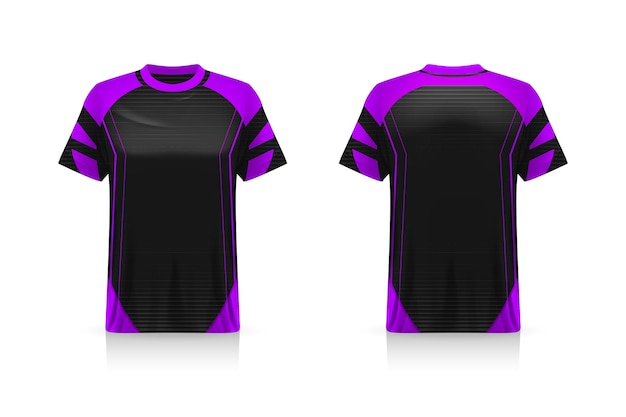 Specification Soccer Sport mockup , Esports Gaming T Shirt Jersey template. mock up uniform . Vector Illustration design