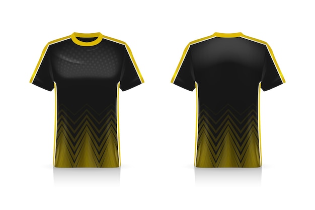 Specification Soccer Sport mockup , Esports Gaming T Shirt Jersey template. mock up uniform . Vector Illustration design