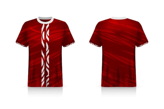 Specification Soccer Sport mockup , Esports Gaming T Shirt Jersey template. mock up uniform . Vector Illustration design