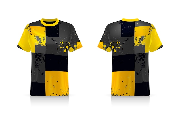 Specification Soccer Sport mockup , Esports Gaming T Shirt Jersey template. mock up uniform . Vector