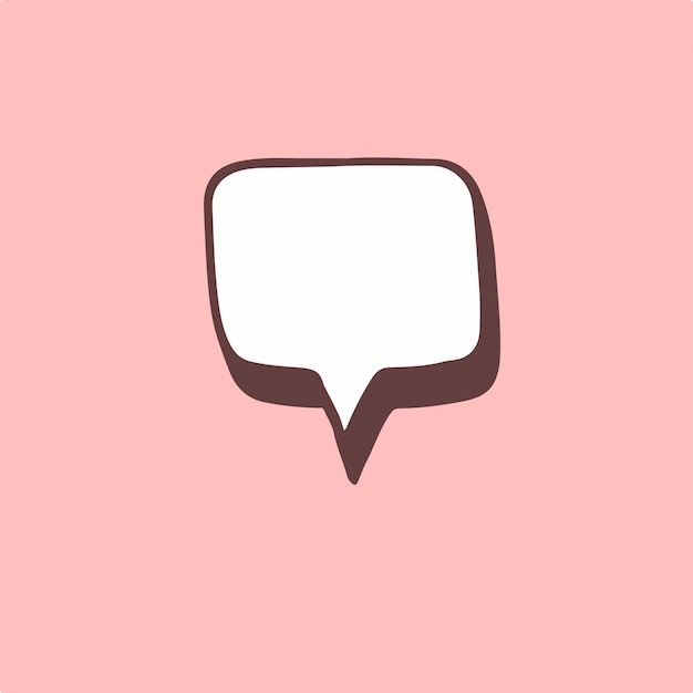 Speech Bubble Chatting Symbol Vector Illustration