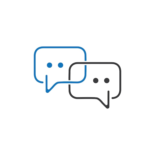 Speech bubble icon vector illustration