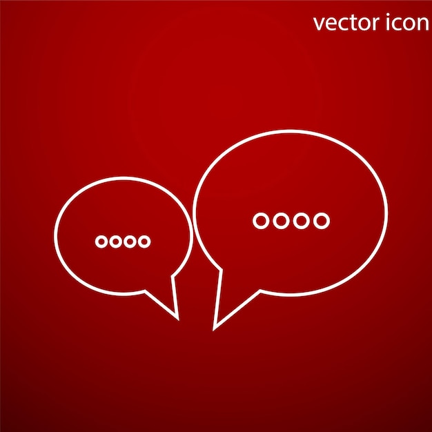 Speech bubble icon