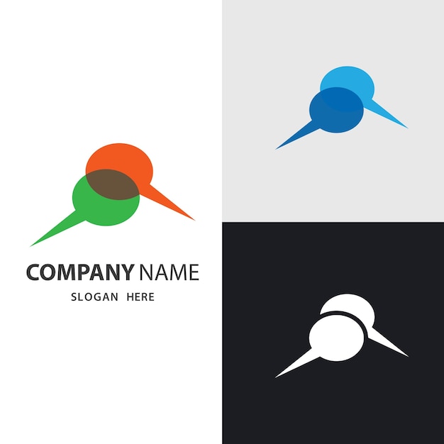 Speech bubble logo images