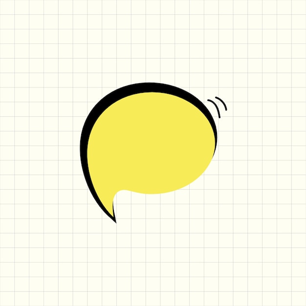 Speech Bubble Vector Template