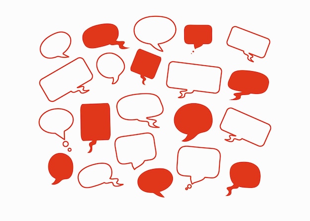 Speech bubbles