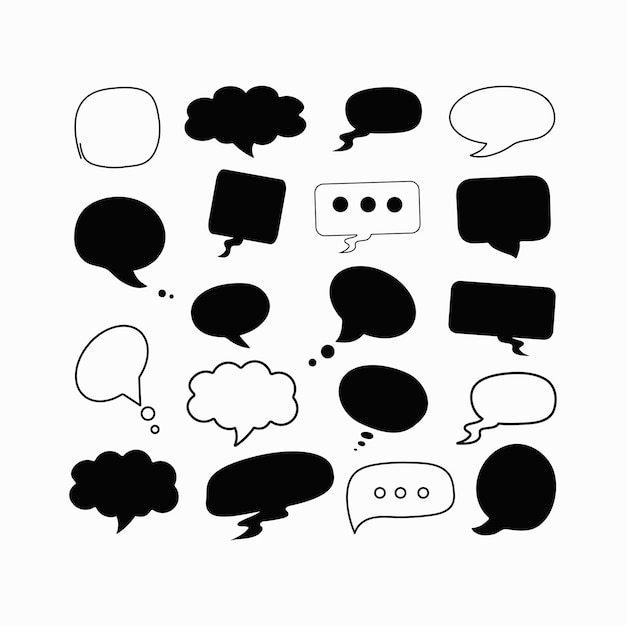 Speech bubbles