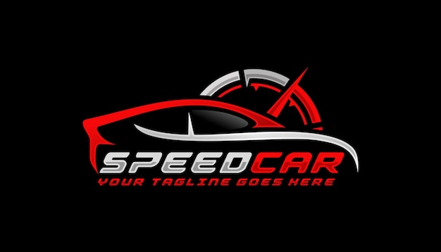 Speed car logo