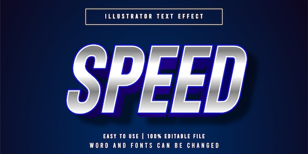 Speed Editable Text Effect Font Styles