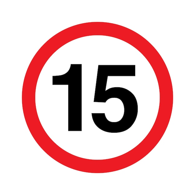 speed limit 15