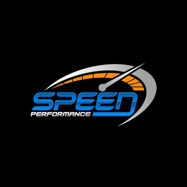 Speed Logo Design Vector illustration