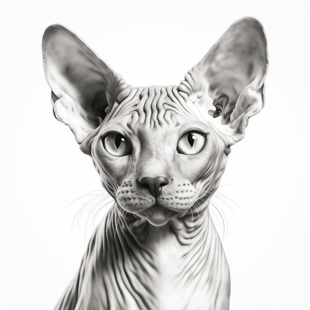 Sphynx kitten cat