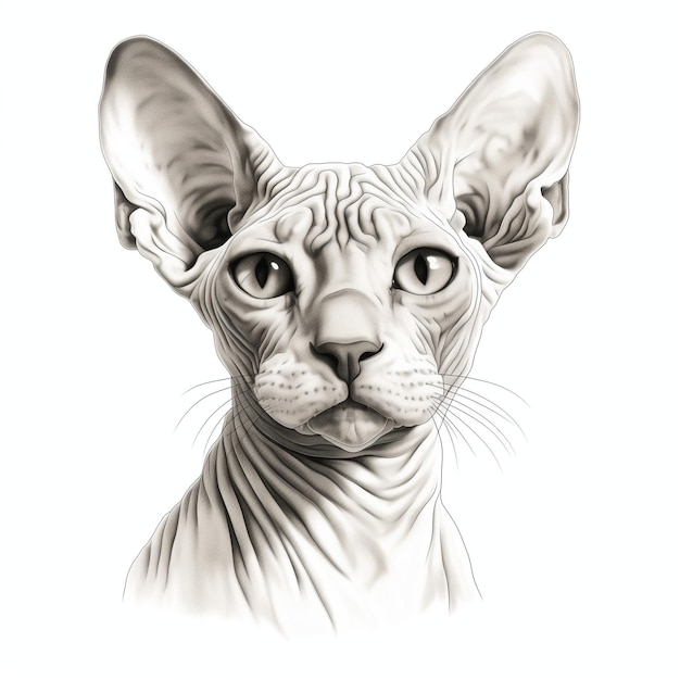 Sphynx kitten cat