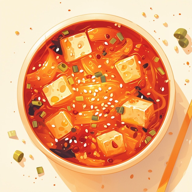 Spicy Kimchi Stew with Tofu and Vegetables