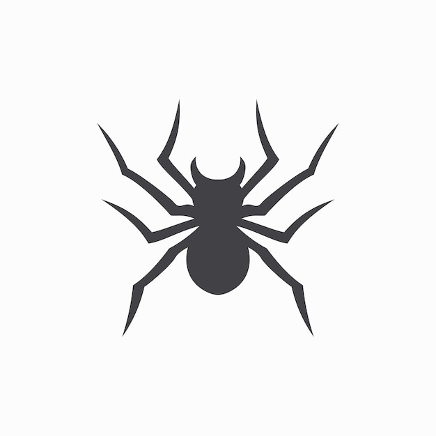 Spider logo template vector and icon