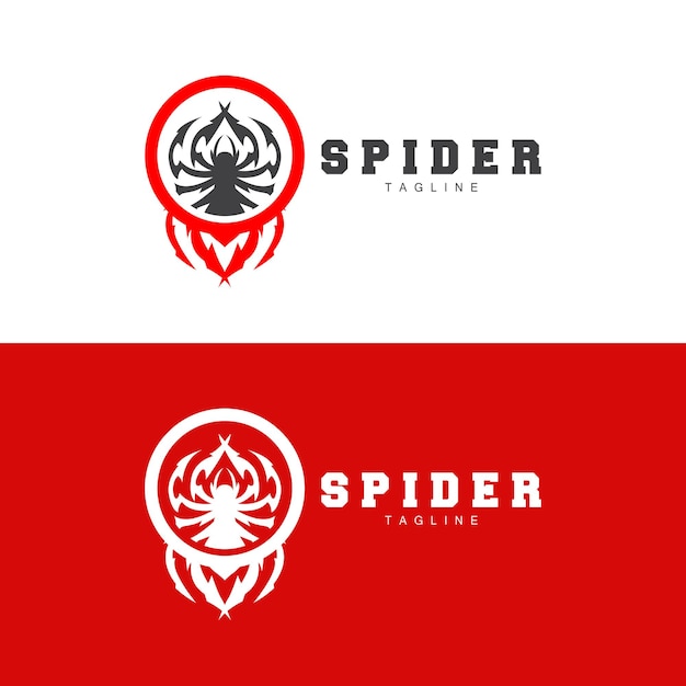 Spider Logo Vector Symbol Illustration Design