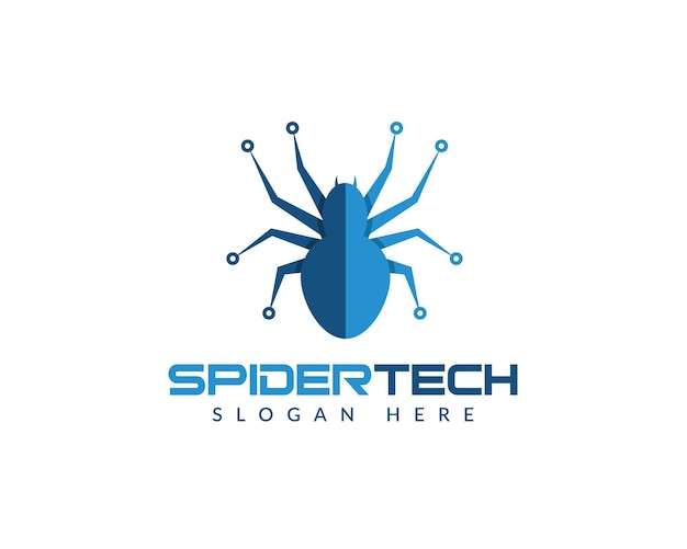 Spider Tech Logo Icon for Brand