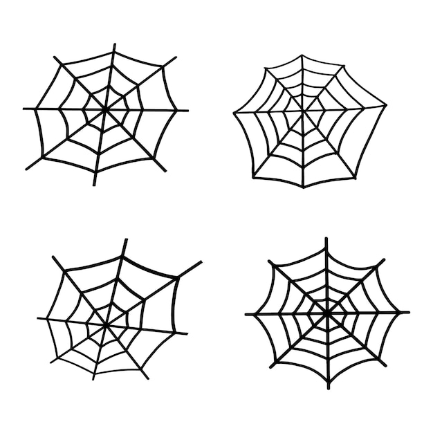 Spider Web setDesign on Halloween