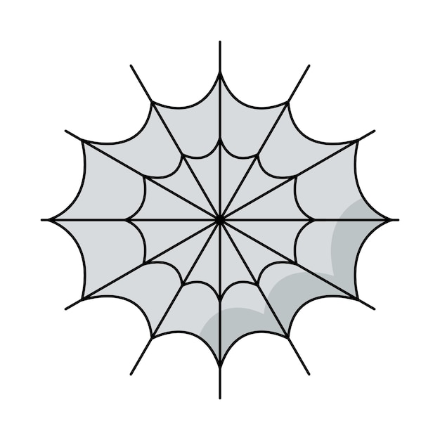 Spider web vector illustration graphic design