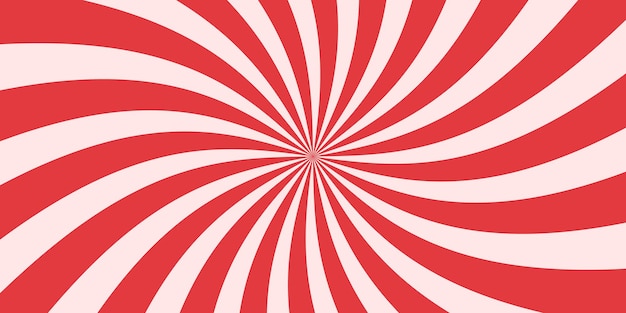 Spiral Candy Red and White Background Swirl Sweet Caramel Pattern Vortex Lollipop Wallpaper