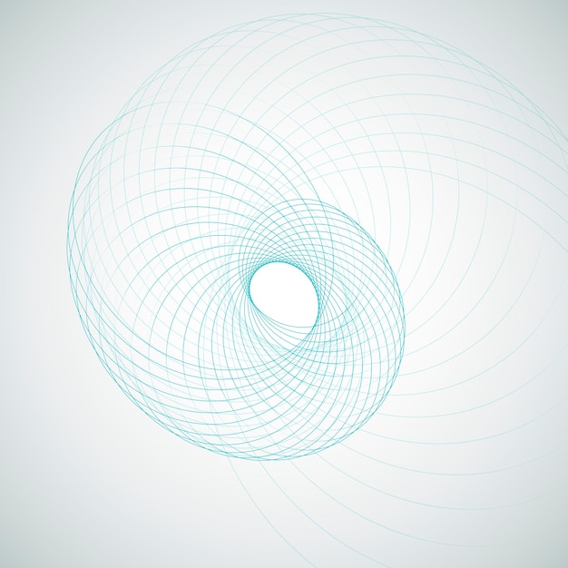 Spiral element illustration.