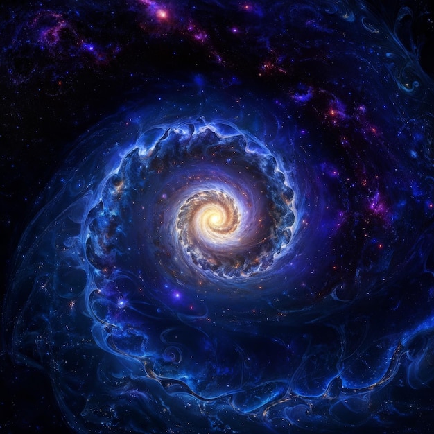 Vector spiral galaxy in space elements of this image furnished by nasa