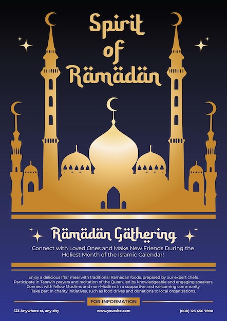 Spirit Of Ramadan Flyer Template