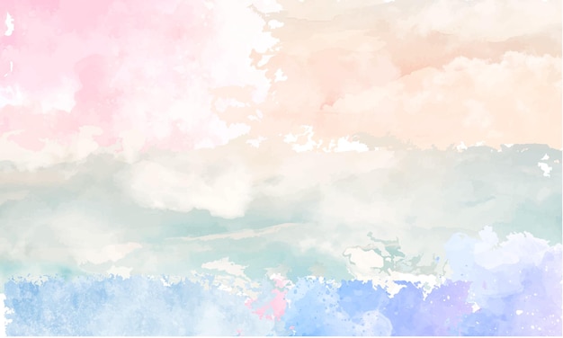 Splash watercolor background with smooth gradient color