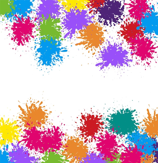 Splatter Color background illustration vector design