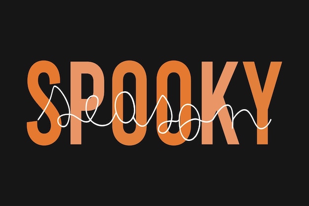 Spooky Boo Halloween Retro Wavy T-shirt