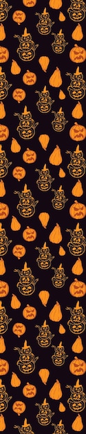 Spooky Elegance Halloween Seamless Vector Pattern Background Halloween Seamless Pattern