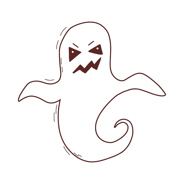 Spooky halloween ghost Spooky poltergeist Halloween scary ghostly monster Halloween element